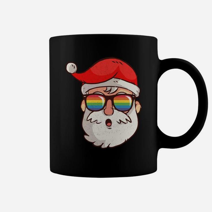 [Lgbt] Gay Christmas Santa Claus Pride Rainbow Men Woman Sweatshirt Coffee Mug